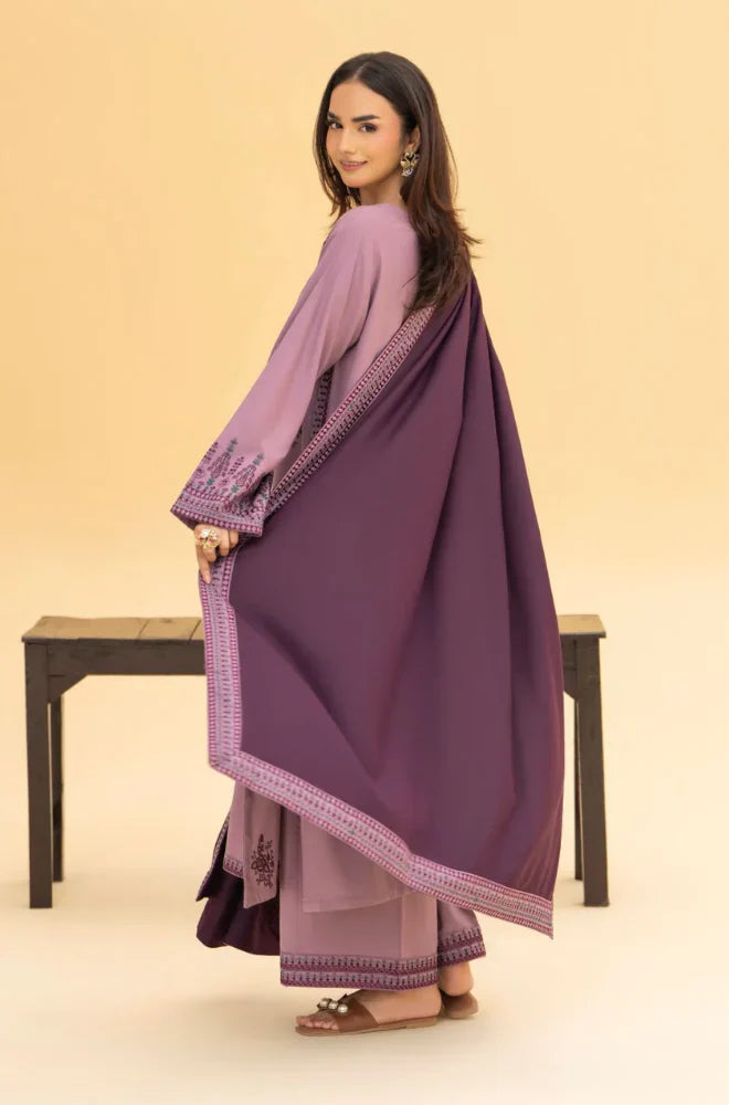 Izel  Winter 3PC Dhanak Embroidered Suit -AC0745