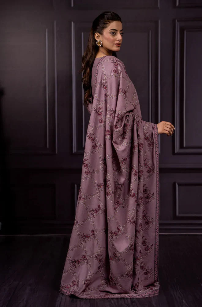 AZURE Winter 3PC Dhanak Embroidered Suit -AC0722