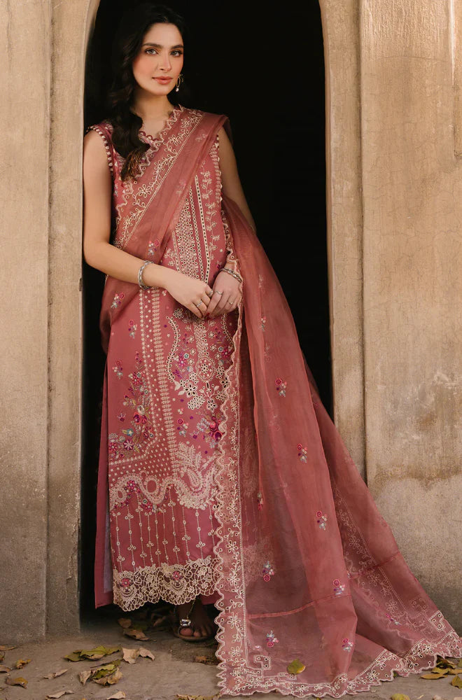 Hussain Rehar - Summer 3PC Lawn Emb Suit -AC014