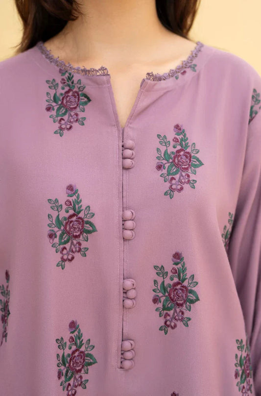 Izel  Winter 3PC Dhanak Embroidered Suit -AC0745