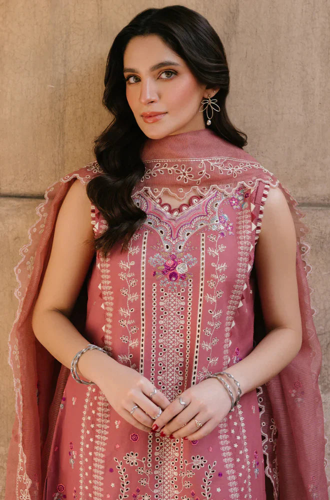 Hussain Rehar - Summer 3PC Lawn Emb Suit -AC014