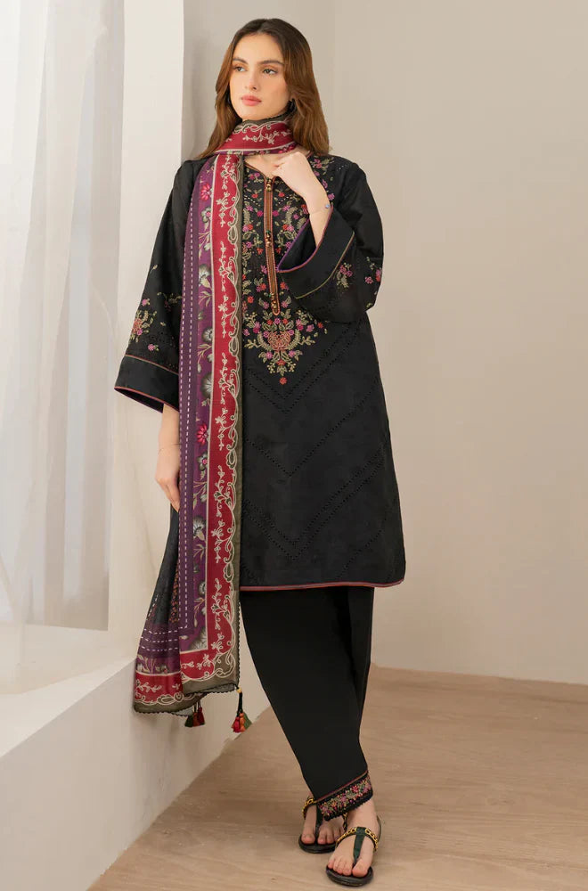 Jazmin - Summer 3PC Lawn Embroidered Suit -AC018