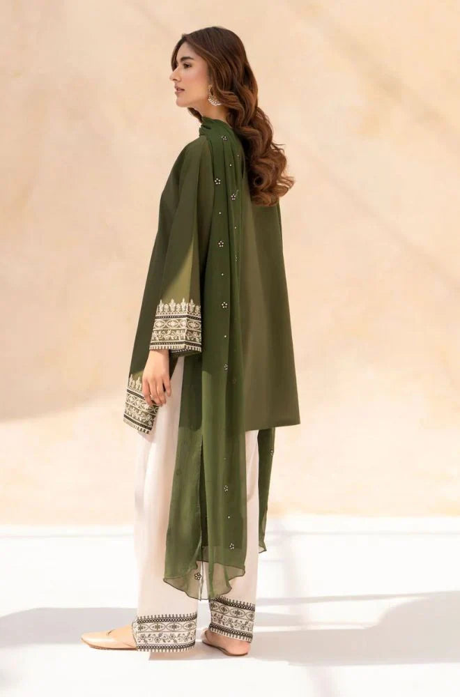Sapphire - Summer 3PC Lawn Embroidered Suit - AC02041