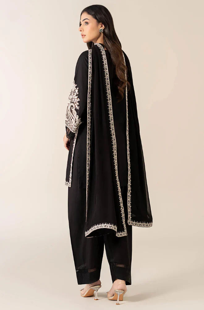 MARIA B Winter 3PC Dhanak Embroidered Suite -AC0698