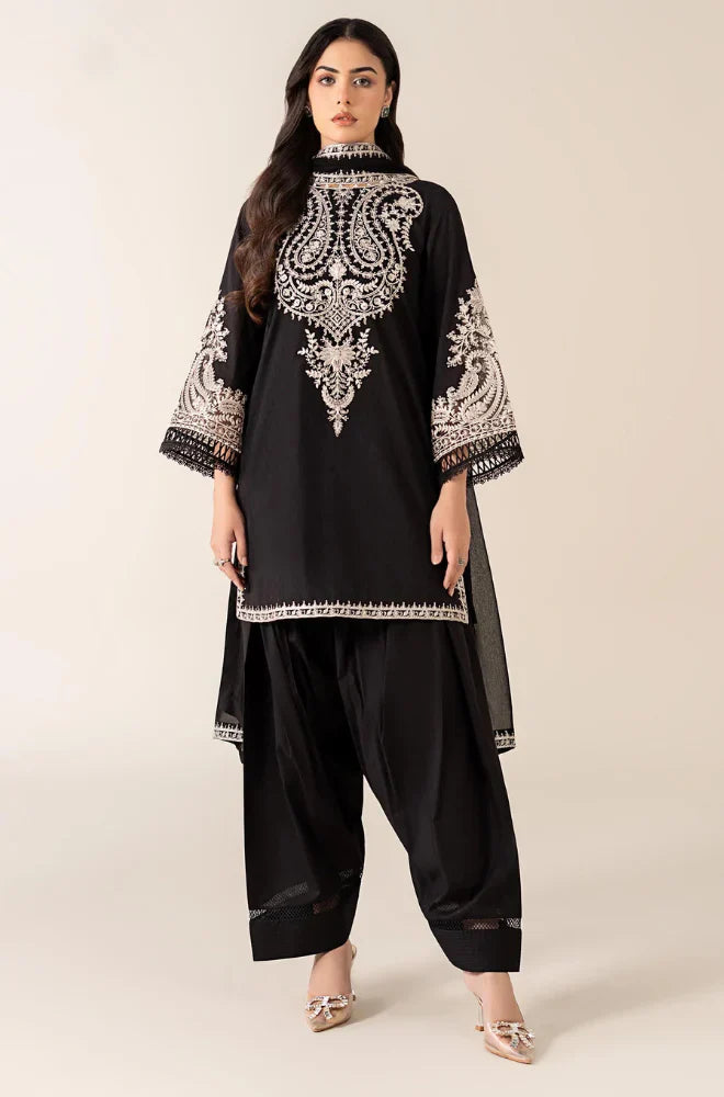 MARIA B Winter 3PC Dhanak Embroidered Suite -AC0698