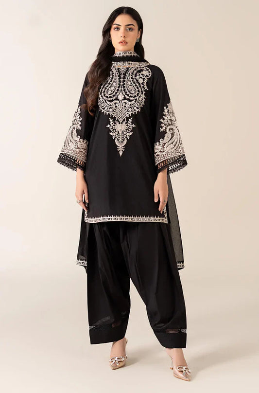 MARIA B Winter 3PC Dhanak Embroidered Suite -AC0698