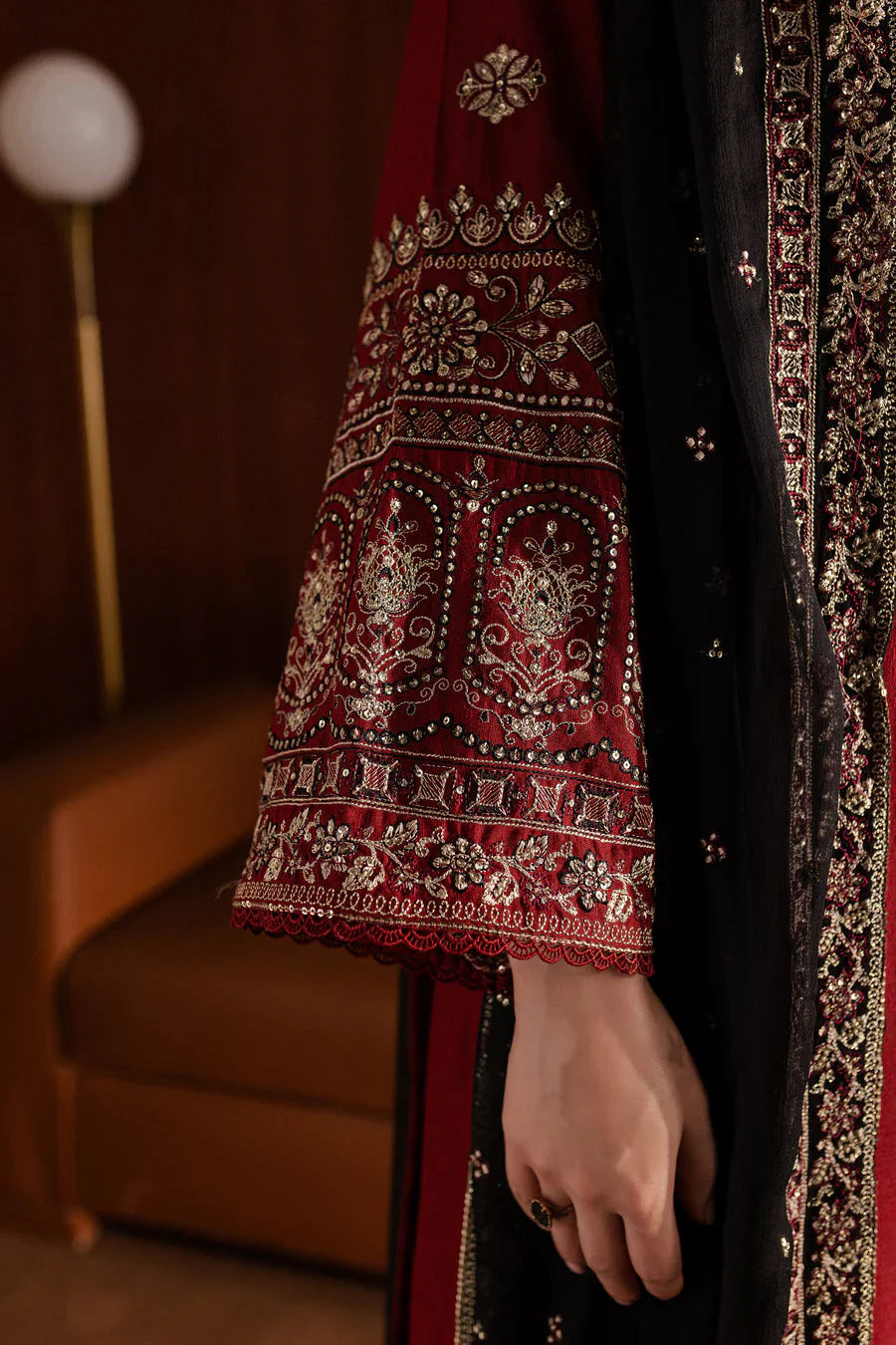 BATIK Winter 3PC Dhanak Embroidered Suite -AC0705