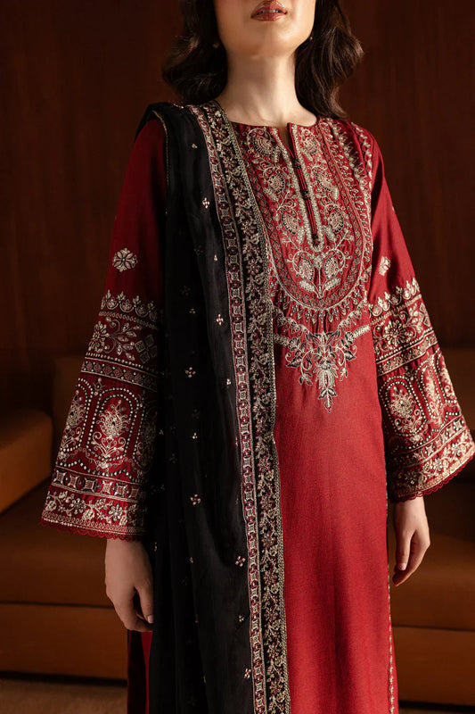 BATIK Winter 3PC Dhanak Embroidered Suite -AC0705