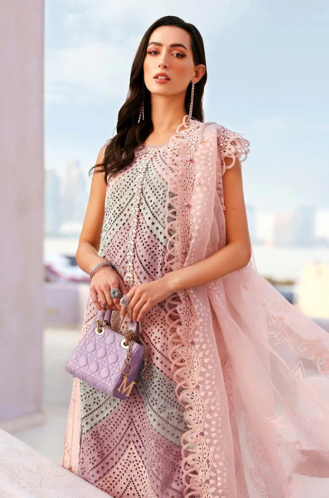 MARIA.B - Summer 3PC Lawn Embroidered Suit - AC0202