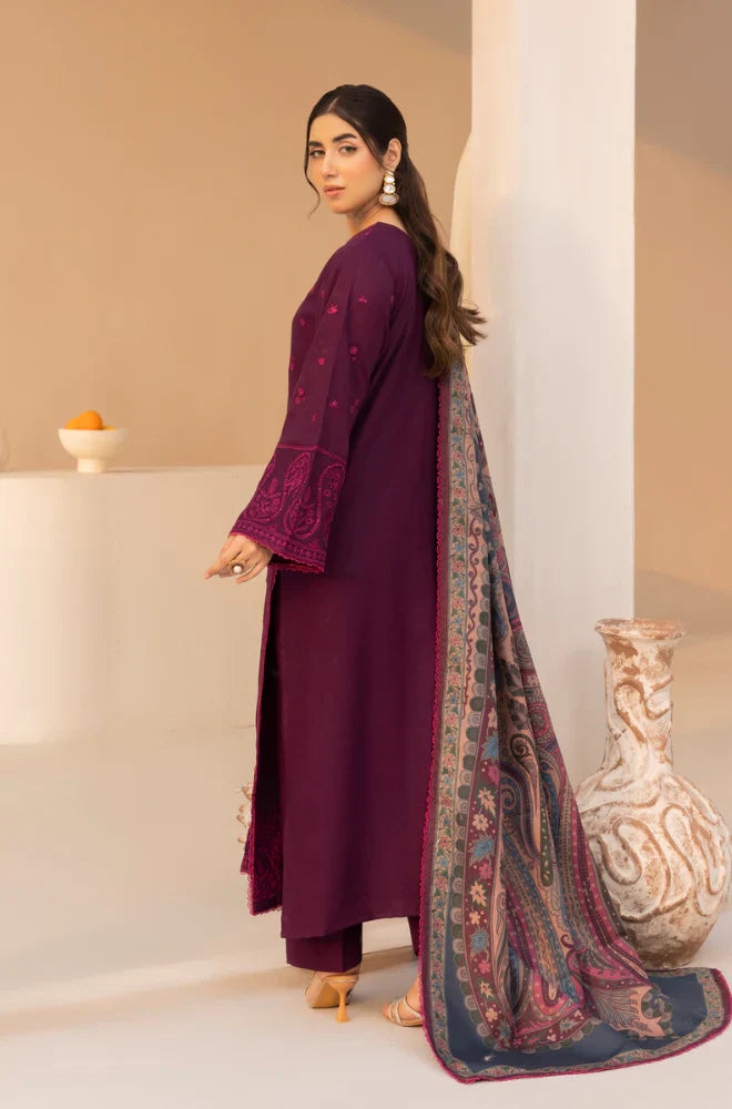 Mohagni -Summer 3PC Lawn Embroidered Suit -AC0108