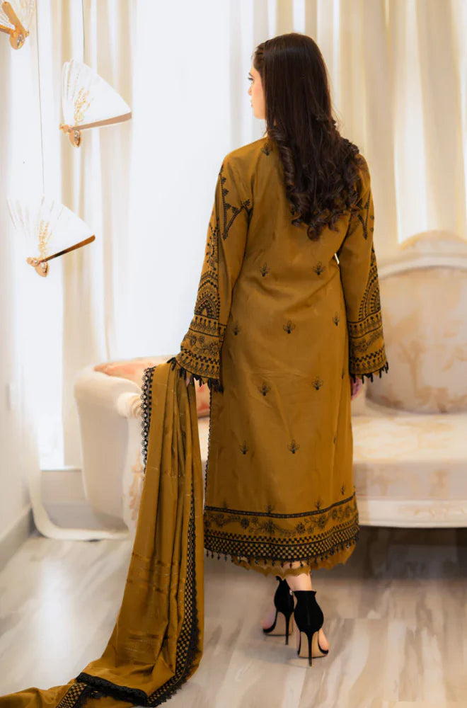 URGE Winter 3PC Dhanak Embroidered Suite -AC0908