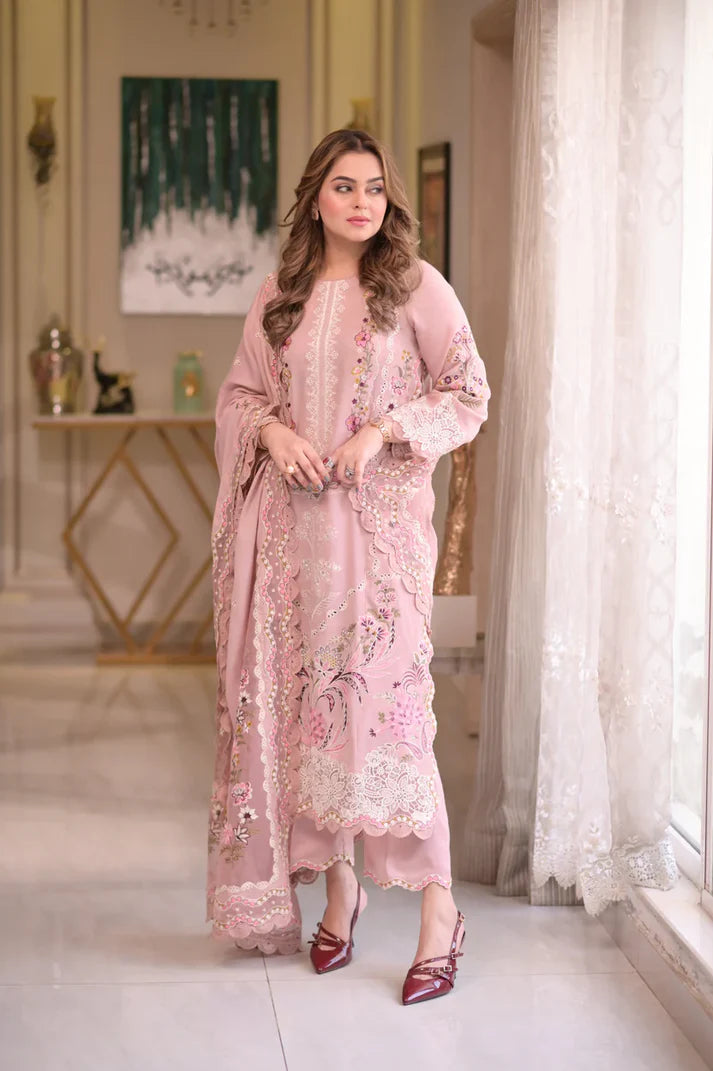ANEELA’S - Summer 3PC Lawn Luxury  Emb Suit - AC0326