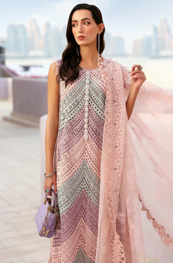 MARIA.B - Summer 3PC Lawn Embroidered Suit - AC0202