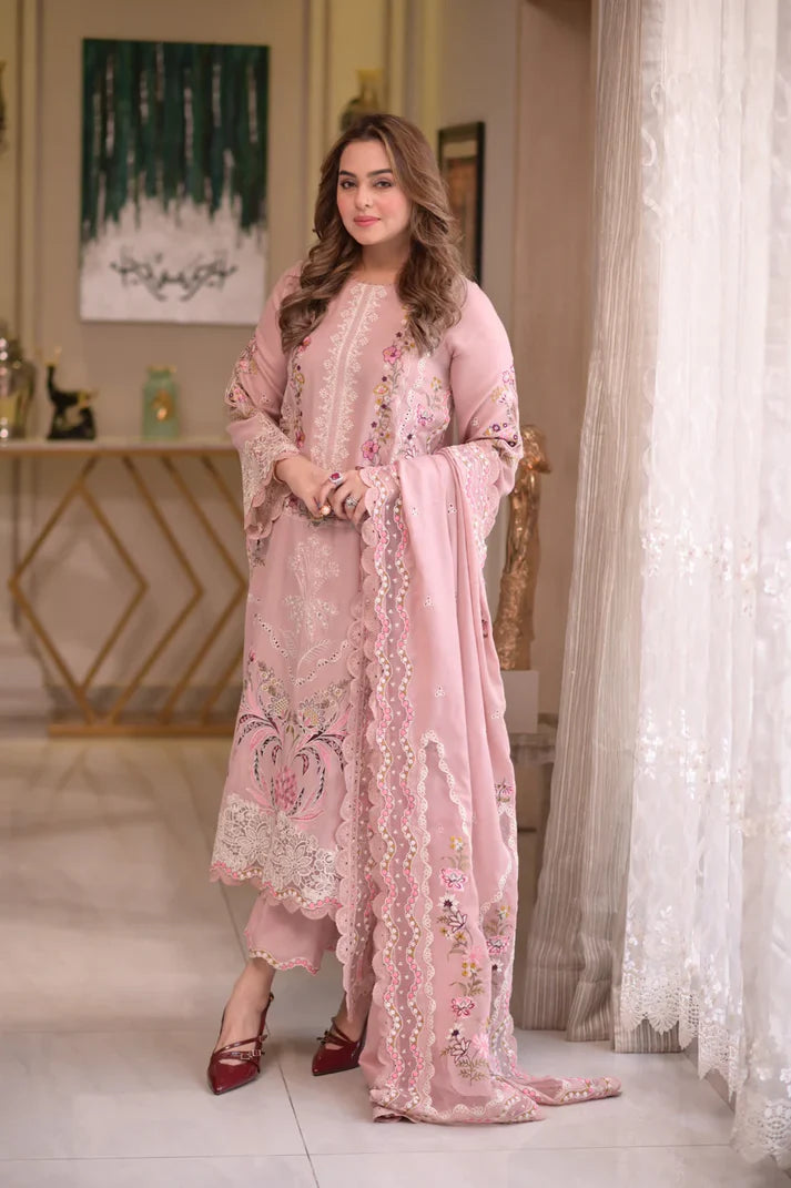 ANEELA’S - Summer 3PC Lawn Luxury  Emb Suit - AC0326
