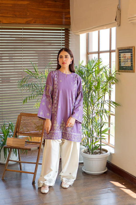 URGE Winter 2PC Dhanak Embroidered Suit -AC0734