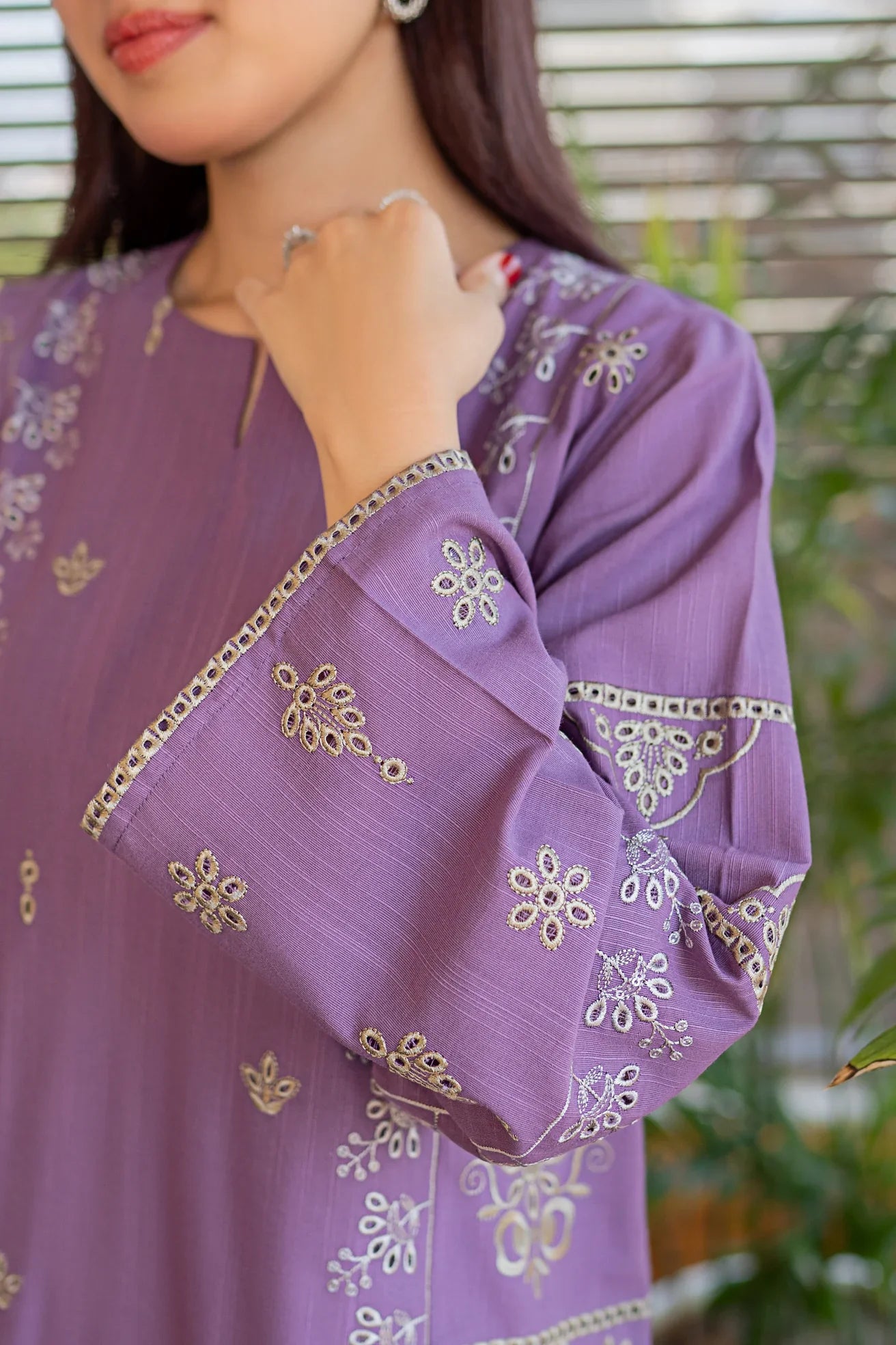 URGE Winter 2PC Dhanak Embroidered Suit -AC0734