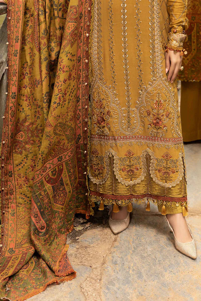 MARIA B Winter 3PC Embroidered Dhanak Suite -AC0921