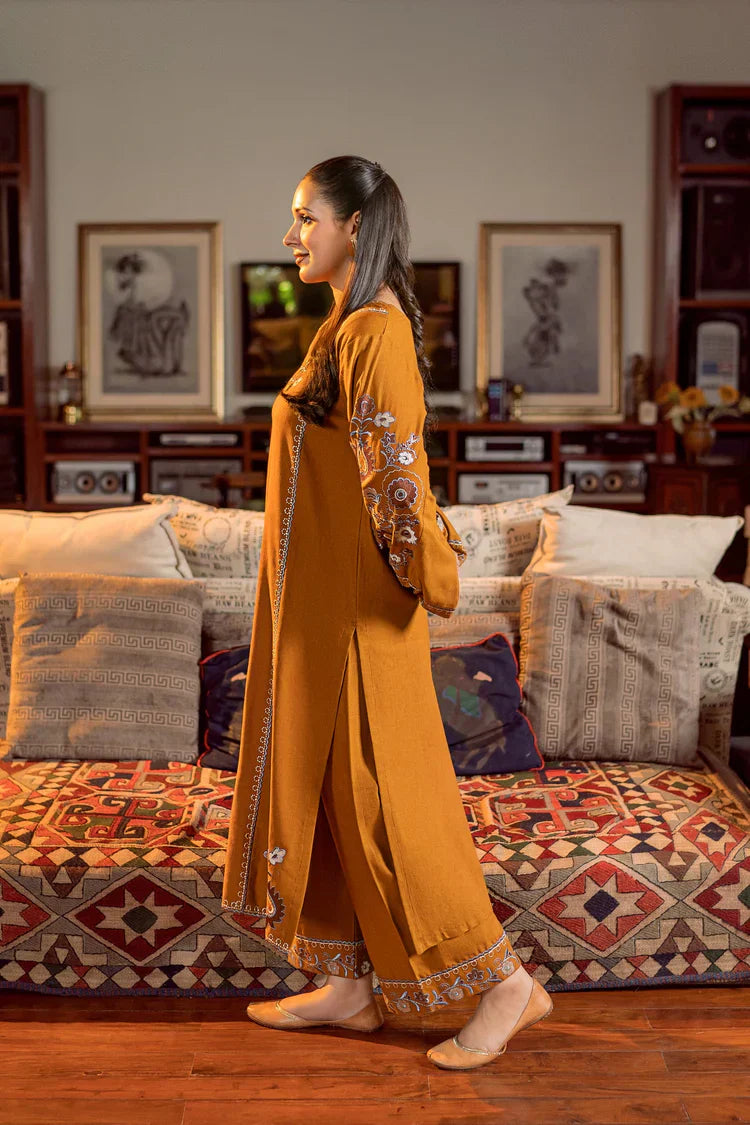 URGE Winter 2PC DHANAK EMBROIDERED SUIT-AC0733