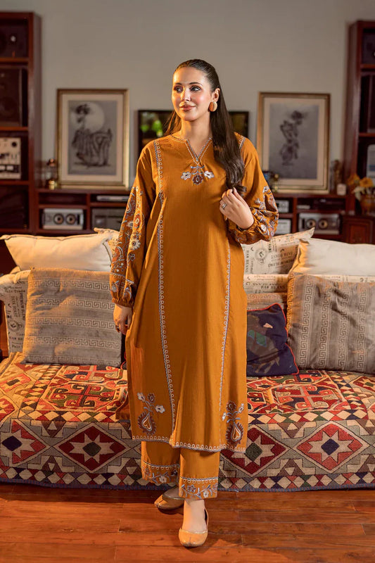 URGE Winter 2PC DHANAK EMBROIDERED SUIT-AC0733