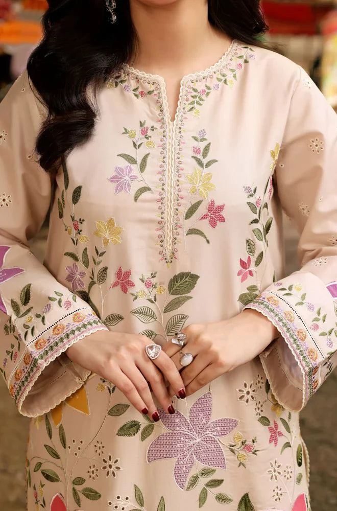 Aneela's - Summer 3PC Lawn Embroidered Suit - AC0212