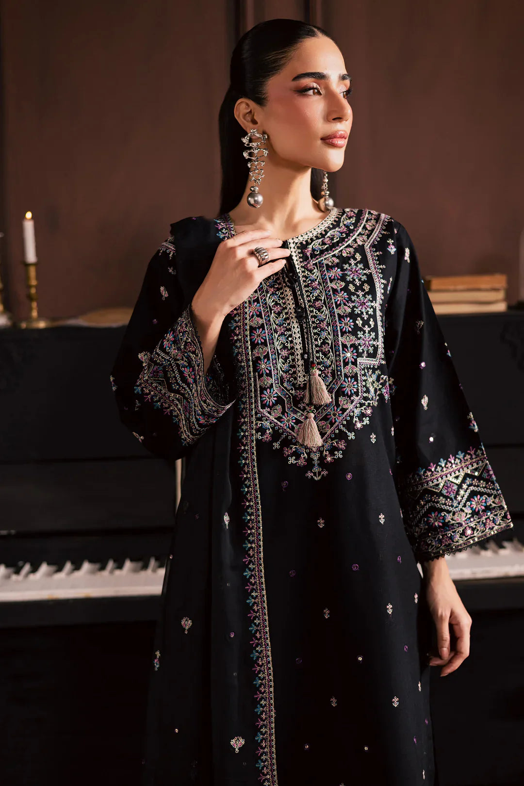 BATIK - Summer 3PC Lawn Embroidered Suit - AC2497