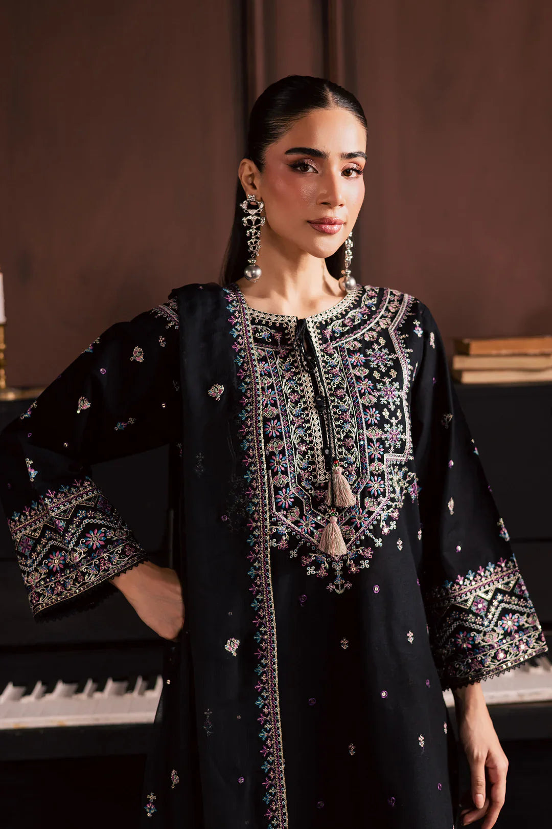 BATIK - Summer 3PC Lawn Embroidered Suit - AC2497