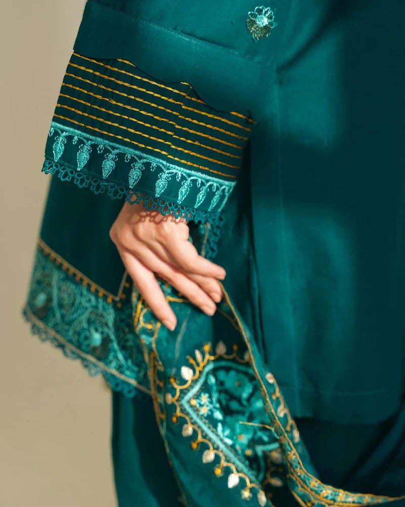 Cross Stich - Summer 3PC Lawn Embr Suit -AC0835