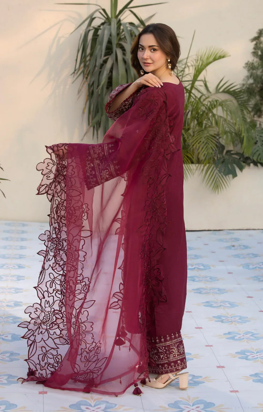 Qalamkar - Summer 3PC Embroidered Lawn Dress -AC028