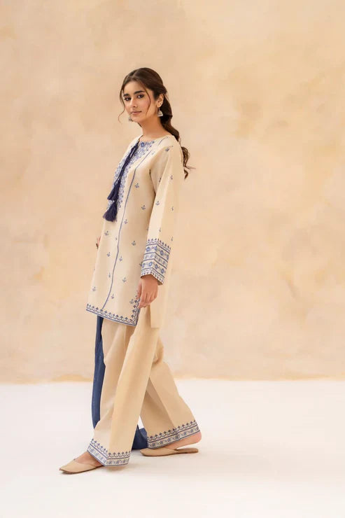 Sapphire - Summer 3PC Lawn Embroidered Suit - AC0207