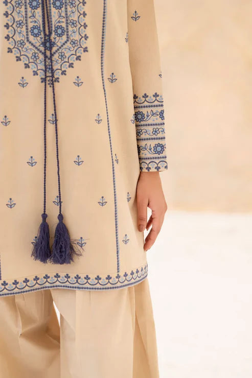 Sapphire - Summer 3PC Lawn Embroidered Suit - AC0207