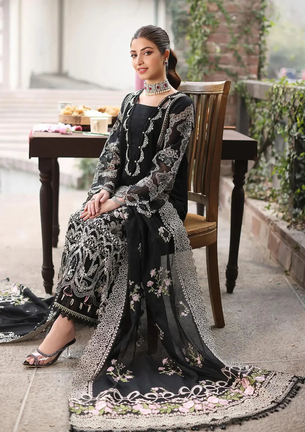 Asim Jofa - Summer 3PC Lawn Emb Suit -AC0148