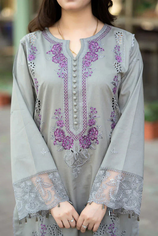 MUSHQ Winter 3PC Dhank ChickenKari Embroidered Suite -AC0289