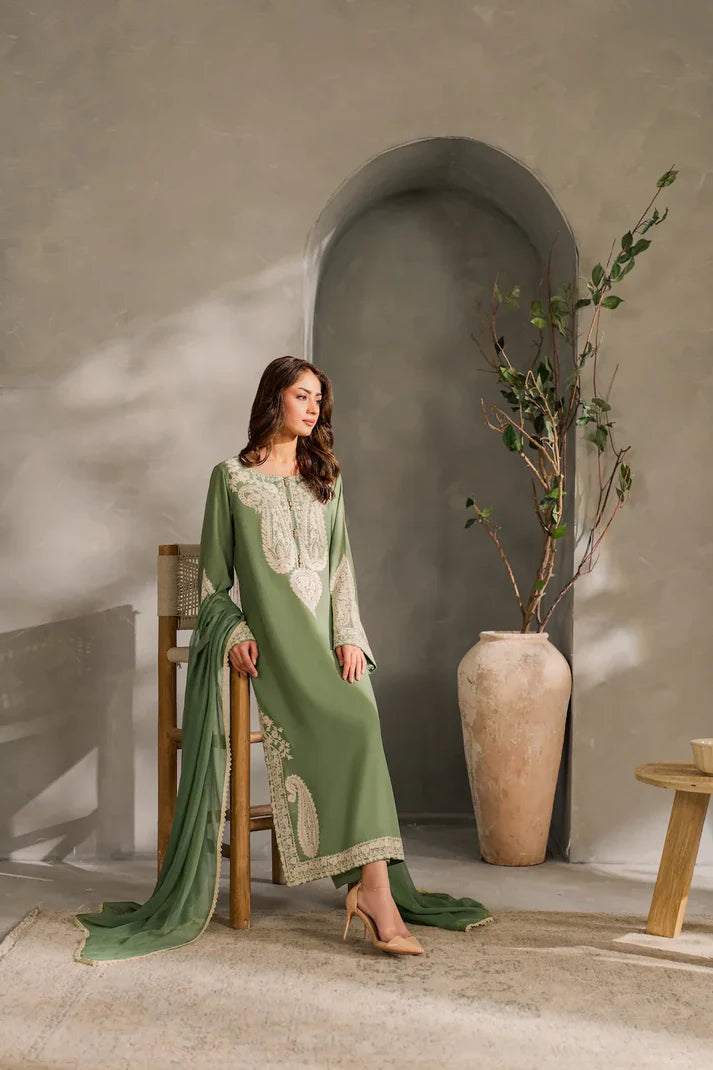 Mirana - Summer 3PC Lawn Embroidered Suit - AC0296