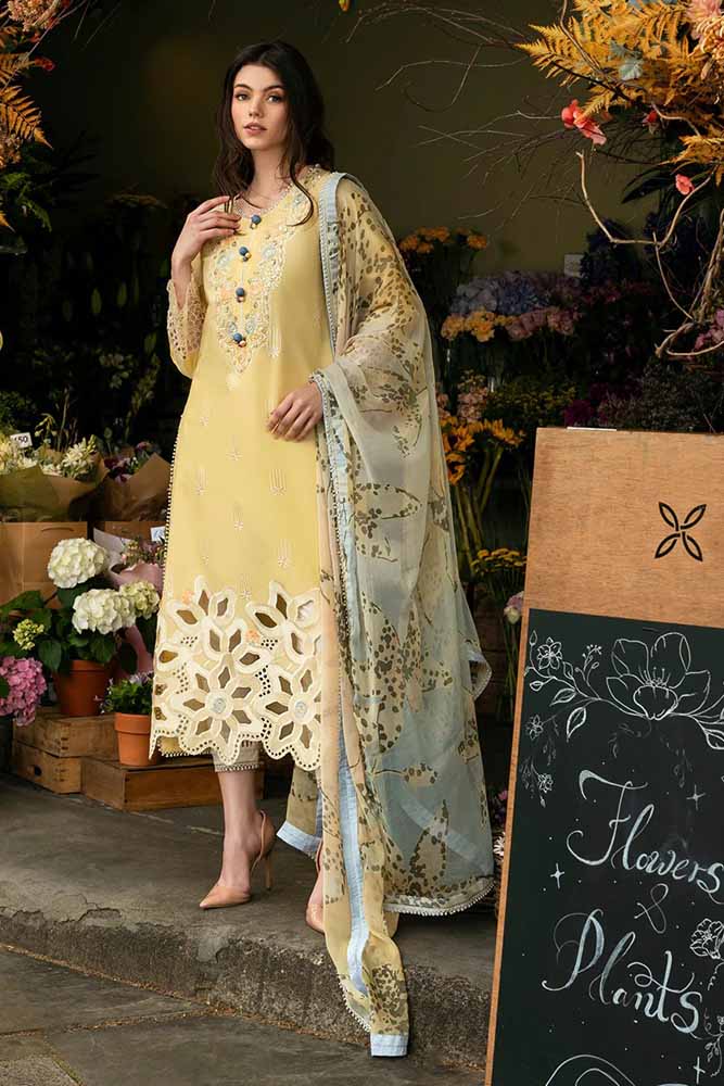Mushq - Summer 3PC Embroidered Lawn Dress - AC1287