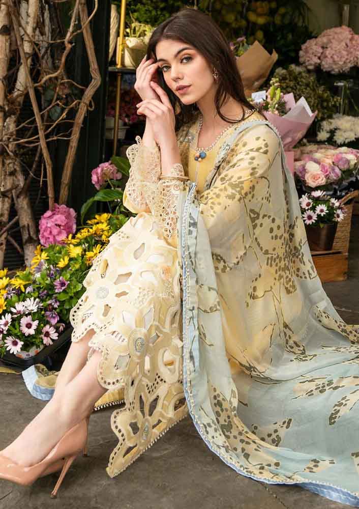 Mushq - Summer 3PC Embroidered Lawn Dress - AC1287