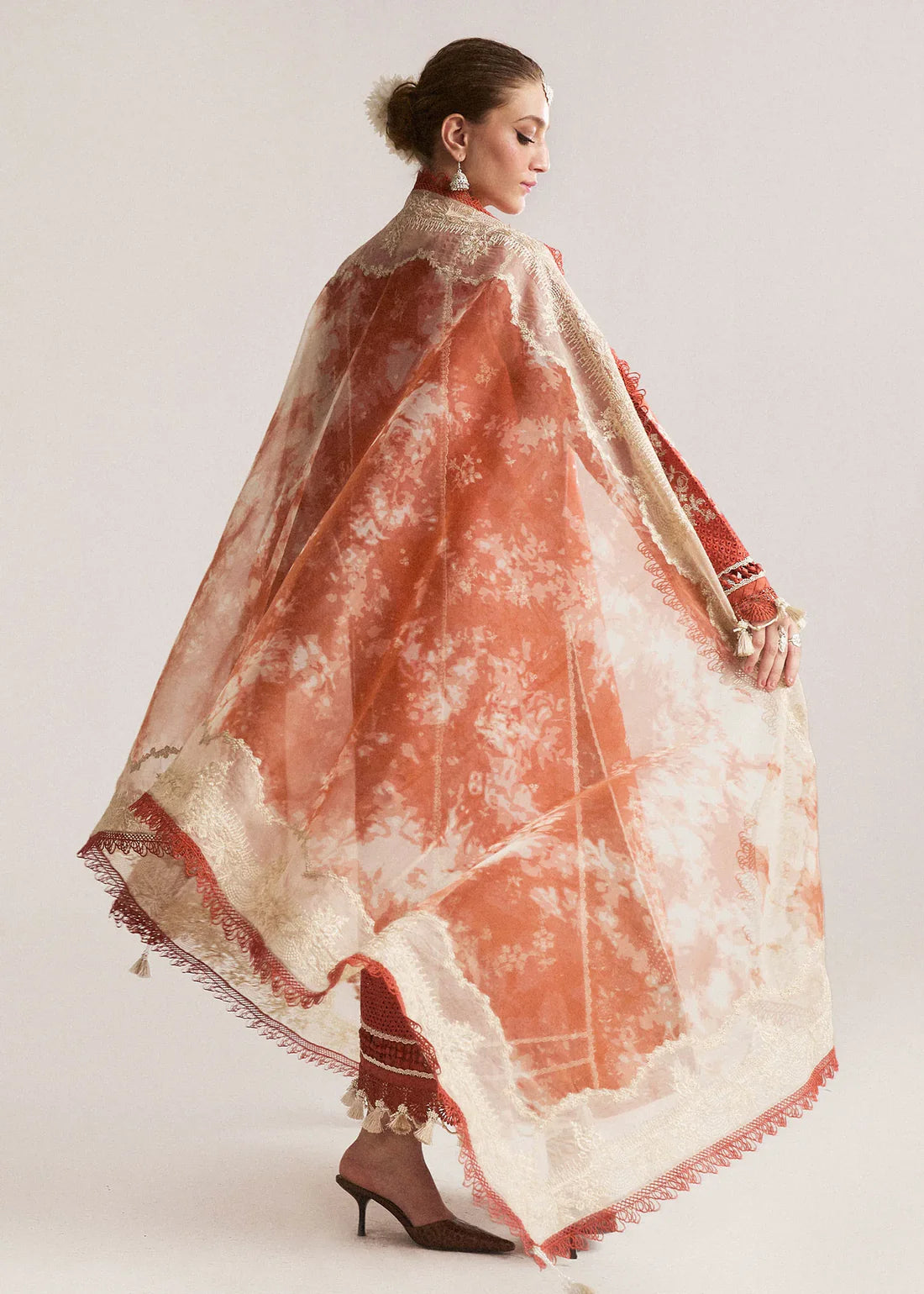 Hussain Rehar Winter Embroidered 3pc Dhanak Suite -AC0725