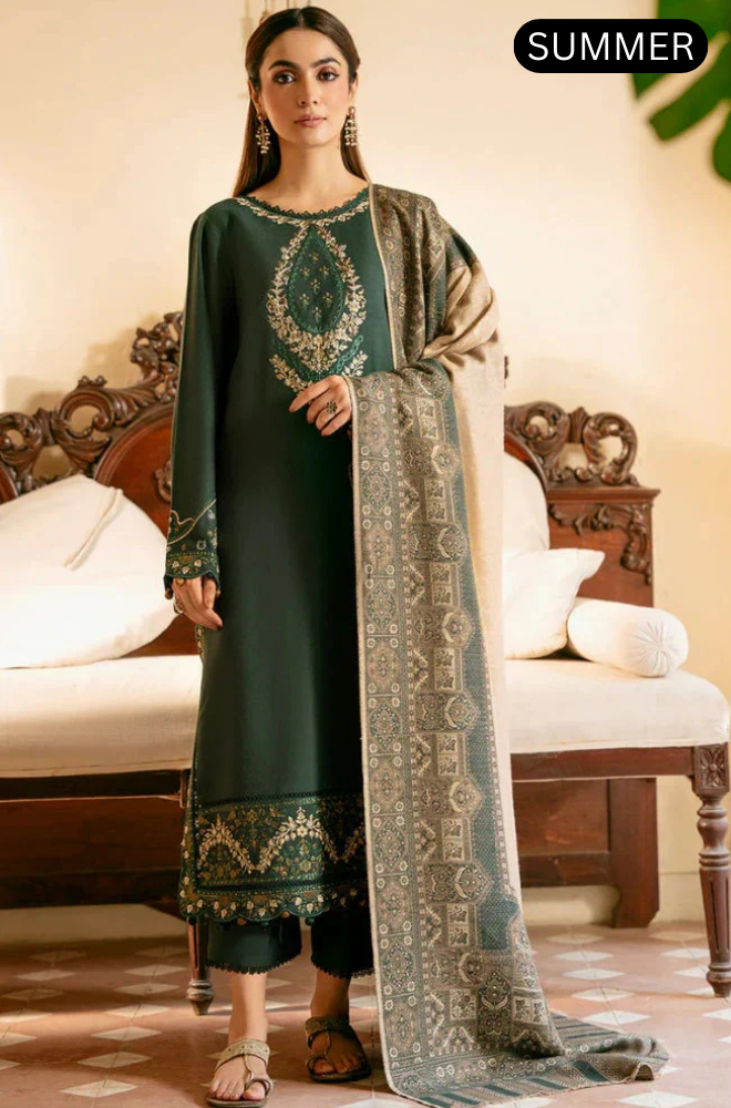 IZEL - Summer 3PC Lawn Embroidered Suit - AC0110
