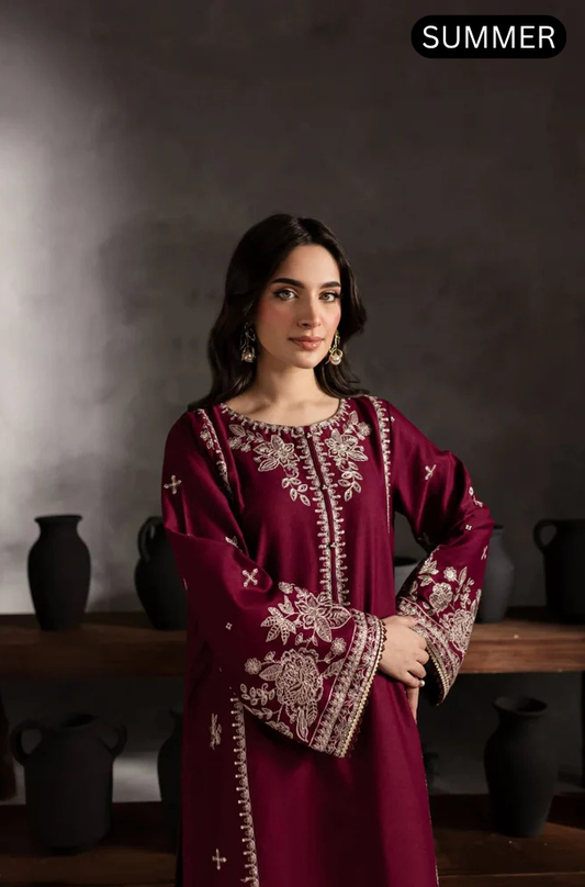 Batik - Summer 2PC Lawn Embroidered Suit - AC095