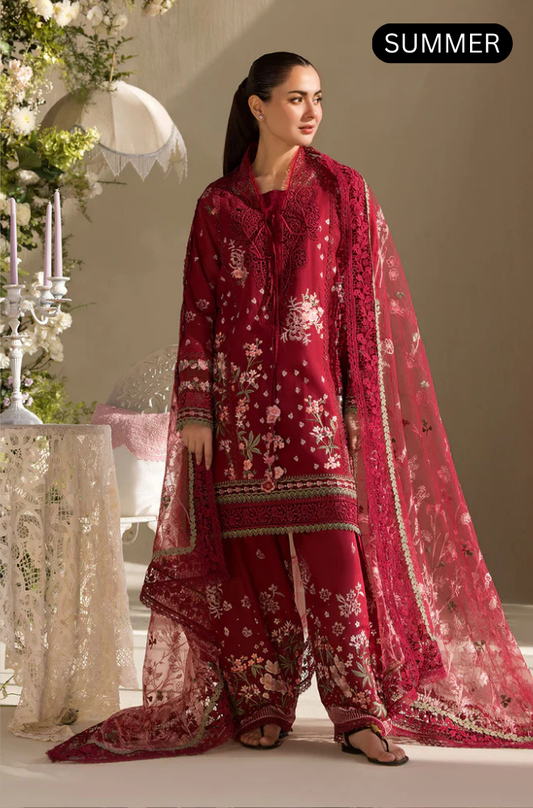 Sobia Nazir - Summer 3PC Lawn Emb Suit -AC1244