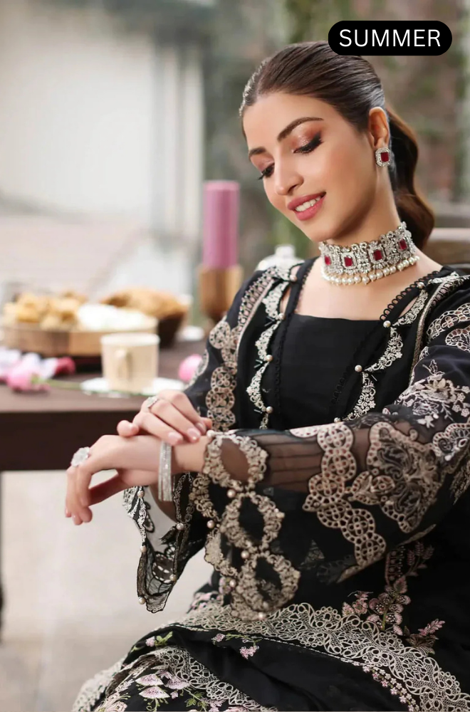 Asim Jofa - Summer 3PC Lawn Emb Suit -AC0148