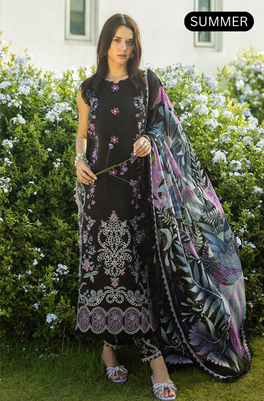 Mushq - Summer 3PC Embroidered Suit -AC4036