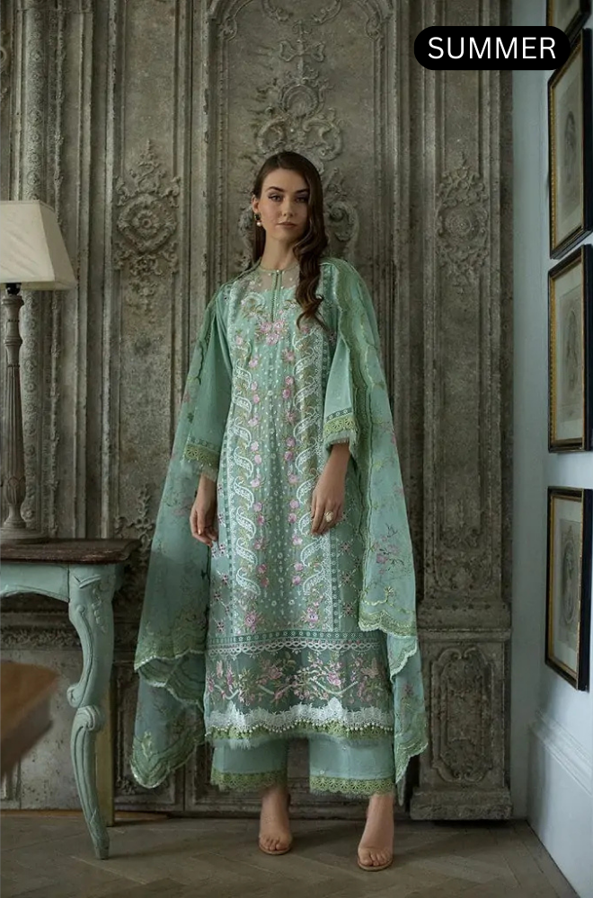SOBIA NAZIR -Summer 3PC Luxury Emb Lawn Suit -AC4009