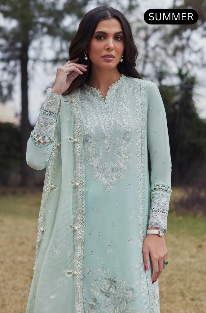 ELAN - Summer 3PC Emb Luxury Lawn Suit -AC4021