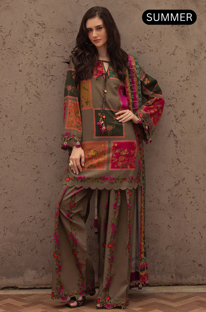 Charizma - Summer 3PC Lawn Digital Print Suit -AC0170