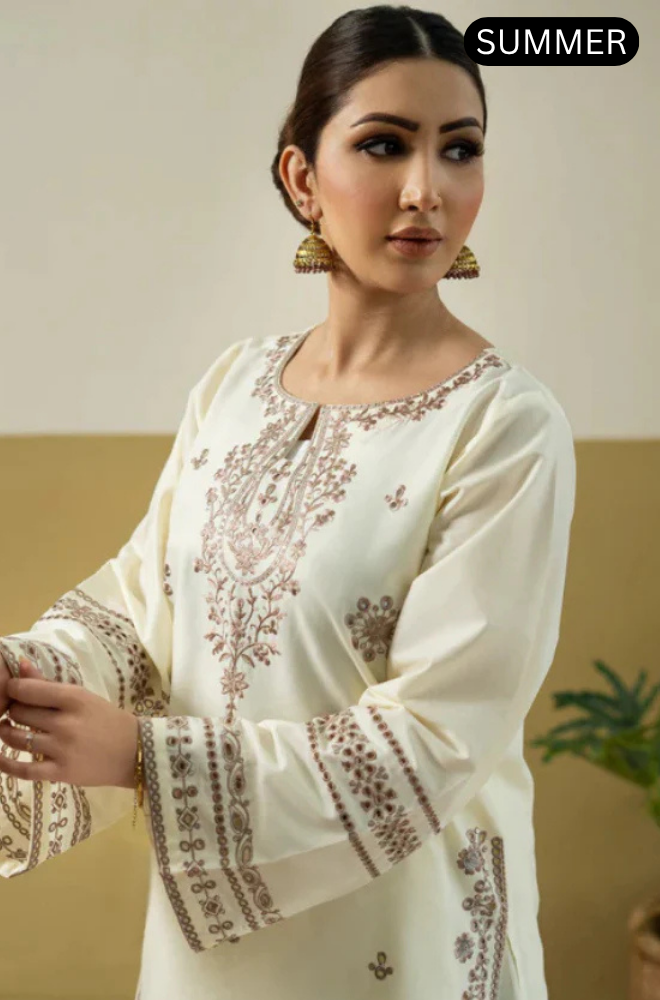 Urge - Summer 2PC Lawn Embroidered Suit - AC0849