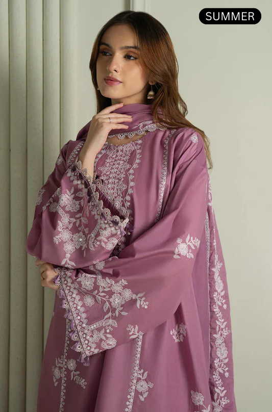 CrossStitch - Summer 3PC Lawn Emb Suit -AC012