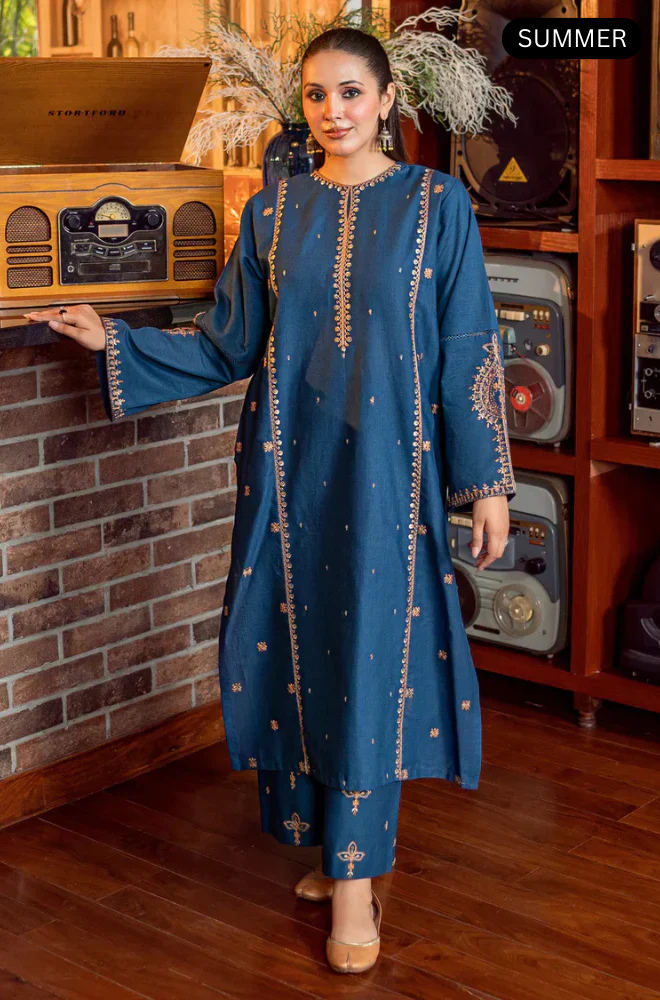 Urge -Summer 2PC Lawn  Embroidered Suit -AC023
