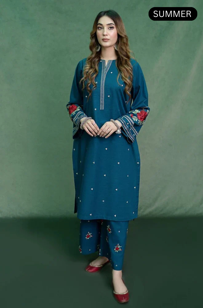 Urge - Summer 2PC Lawn Embroidered Suit -AC024