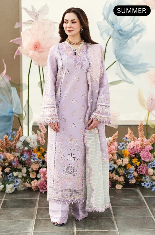 Qalamkar - Summer 3PC Lawn Emb Suit -AC026