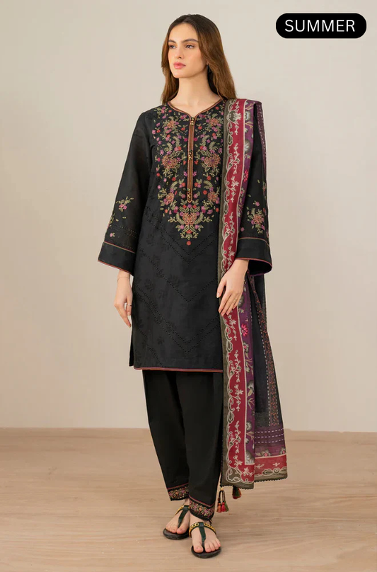 Jazmin - Summer 3PC Lawn Embroidered Suit -AC018